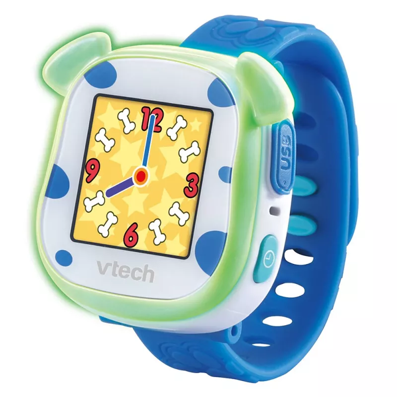 Vaikiškas laikrodis VTech My First KidiWatch – skaitmeninis laikrodis vaikams, įvairiaspalvis, nuo 3 metų, 90 g