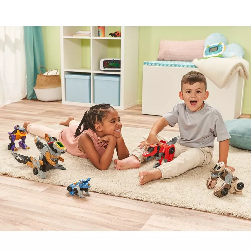 VTech Switch & Go Dino's OneClick-Mega-Drache – daugiaspalvis transformuojamas žaislas