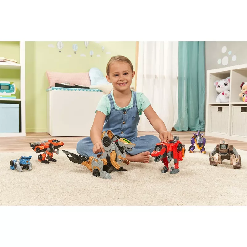 VTech Switch & Go Dino's OneClick-Mega-Drache – daugiaspalvis transformuojamas žaislas