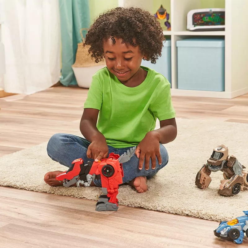 VTech Switch & Go Dino Fighter-Velociraptor Raudonas 3+