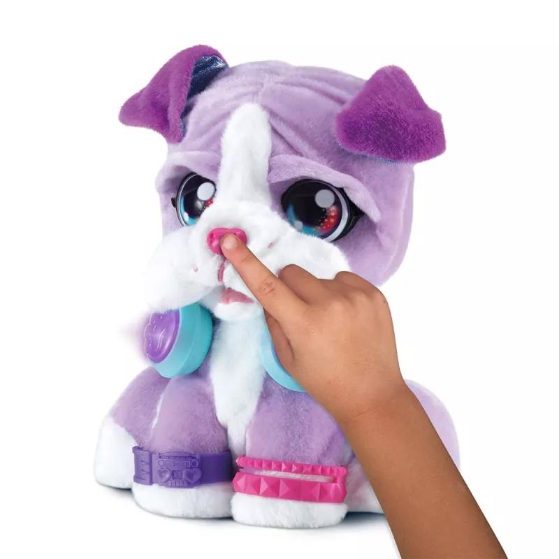 VTech KidiFriends DJ BeatBoxer minkštas žaislas su balso įrašymu, automatinis išsijungimas, įvairiaspalvis
