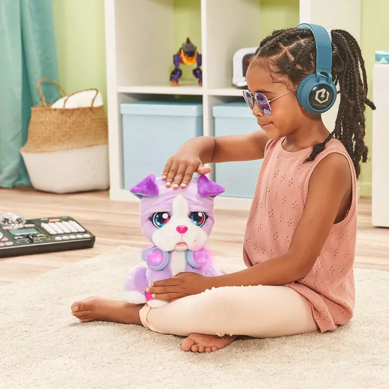 VTech KidiFriends DJ BeatBoxer minkštas žaislas su balso įrašymu, automatinis išsijungimas, įvairiaspalvis