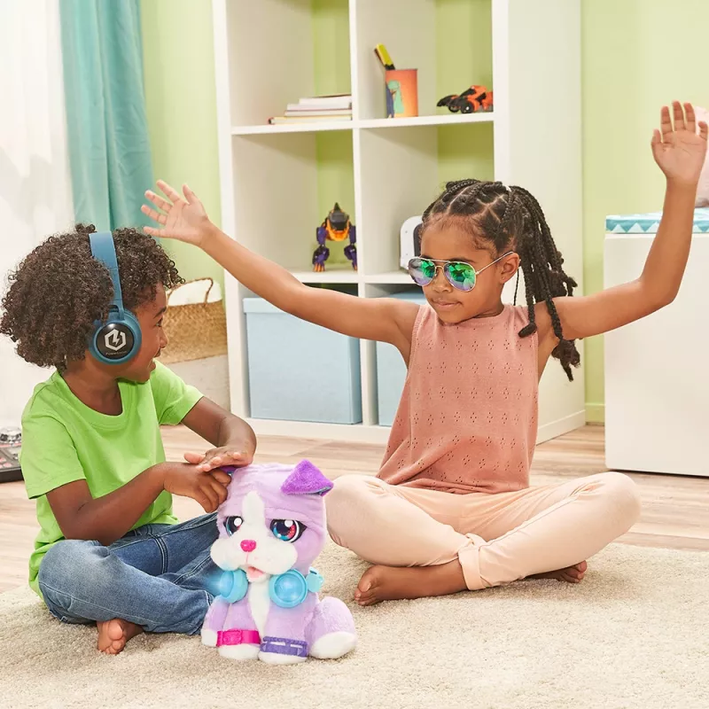 VTech KidiFriends DJ BeatBoxer minkštas žaislas su balso įrašymu, automatinis išsijungimas, įvairiaspalvis