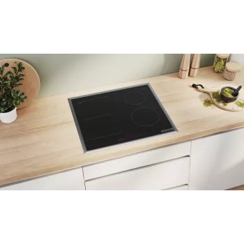 Bosch Serie 6 PVS645HB1E indukcinė kaitlentė juoda įmontuojama 60 cm 4 zonos