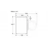 Bosch Serie 8 WGB244A40 skalbimo mašina, priekinis pakrovimas, 9 kg, 1257 aps./min., balta