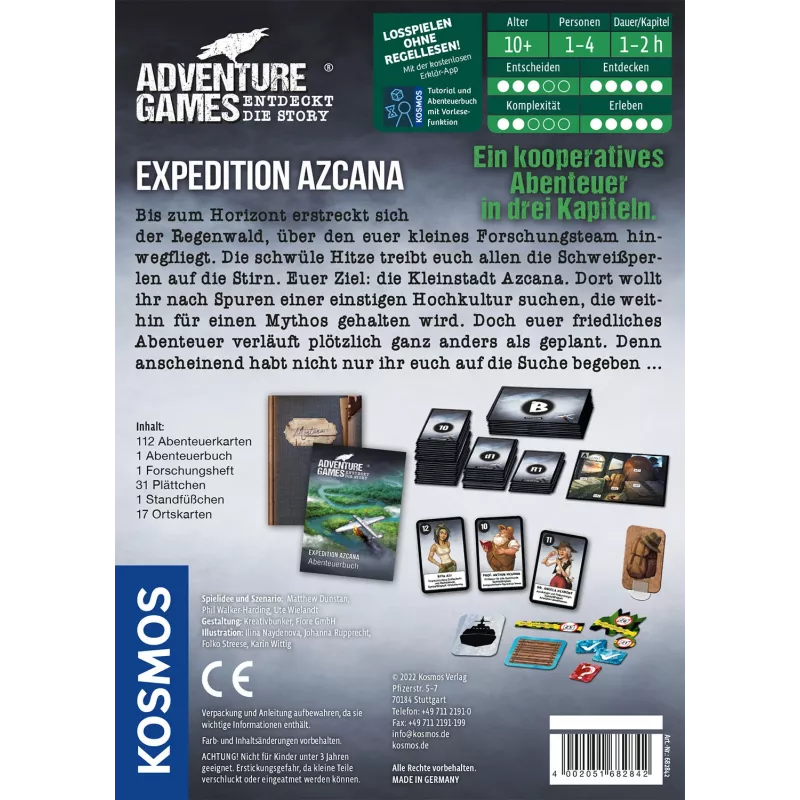Kosmos Adventure Games - Expedition Azcana stalo žaidimas Kelionės/Nuotykiai