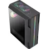 Aerocool Splinter Duo-G-BK-v1 ATX vidutinis bokštinis korpusas, grūdintas stiklas, juodas