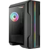 Aerocool Splinter Duo-G-BK-v1 ATX vidutinis bokštinis korpusas, grūdintas stiklas, juodas