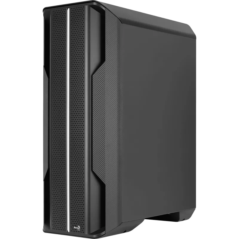 Aerocool Splinter Duo-G-BK-v1 ATX vidutinis bokštinis korpusas, grūdintas stiklas, juodas