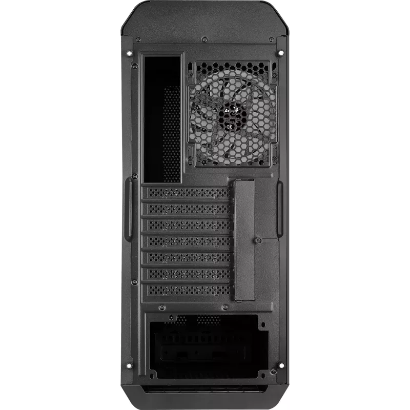 Aerocool Splinter Duo-G-BK-v1 ATX vidutinis bokštinis korpusas, grūdintas stiklas, juodas