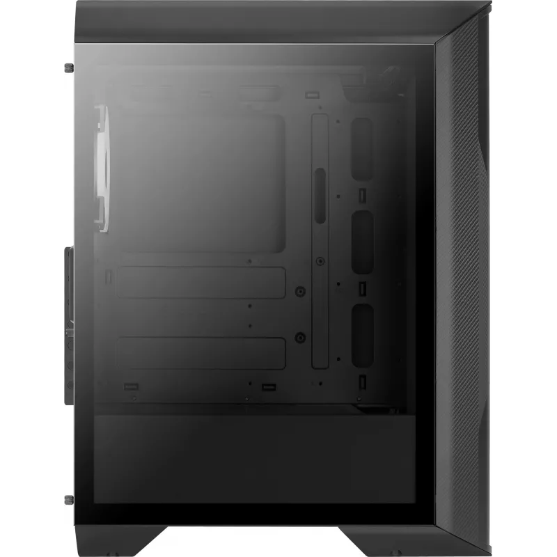 Aerocool Splinter Duo-G-BK-v1 ATX vidutinis bokštinis korpusas, grūdintas stiklas, juodas