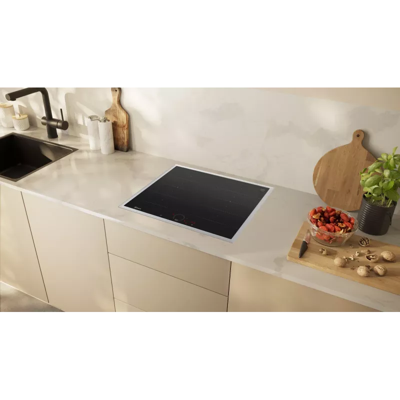 Neff T66SHX4L0 indukcinė kaitlentė, juoda, įmontuojama, 60 cm, 4 zonos