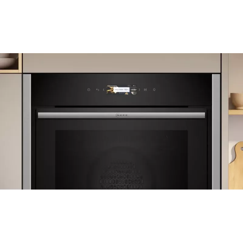 Neff B54CR71N0 orkaitė 71 L Juoda, Nerūdijantis plienas