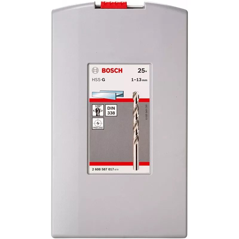 Sraigtiniai grąžtai Bosch 2 608 587 017, 25 vnt., 1,3 cm