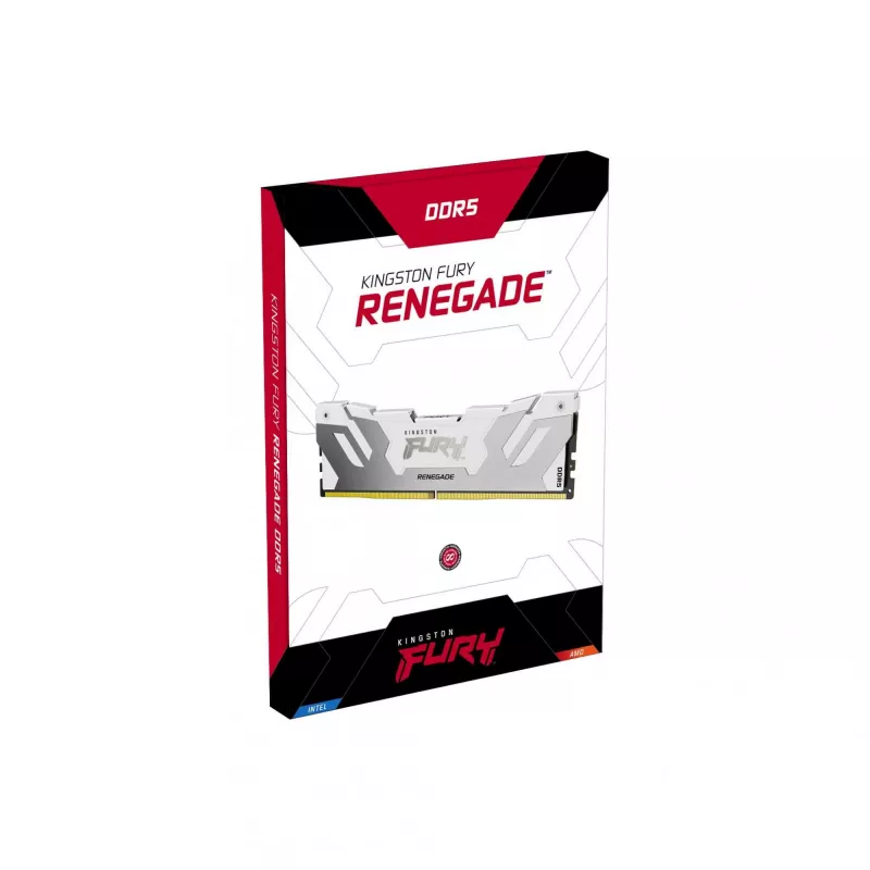 Kingston FURY Renegade 32GB (2x16GB) DDR5 8000MT/s CL38 atminties rinkinys baltas XMP