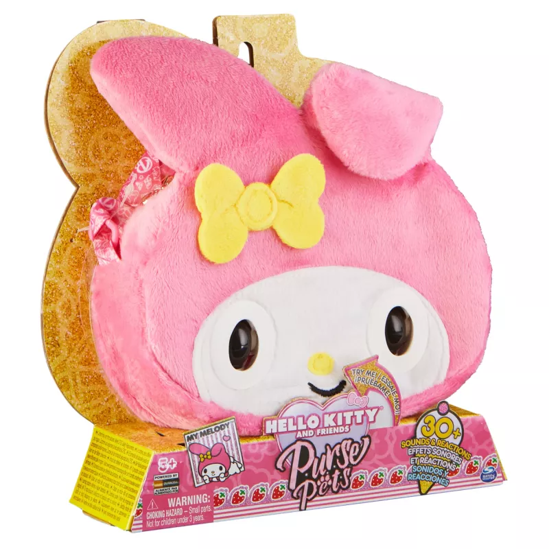 Interaktyvus žaislas-rankinė Purse Pets My Melody su garsais ir reakcijomis