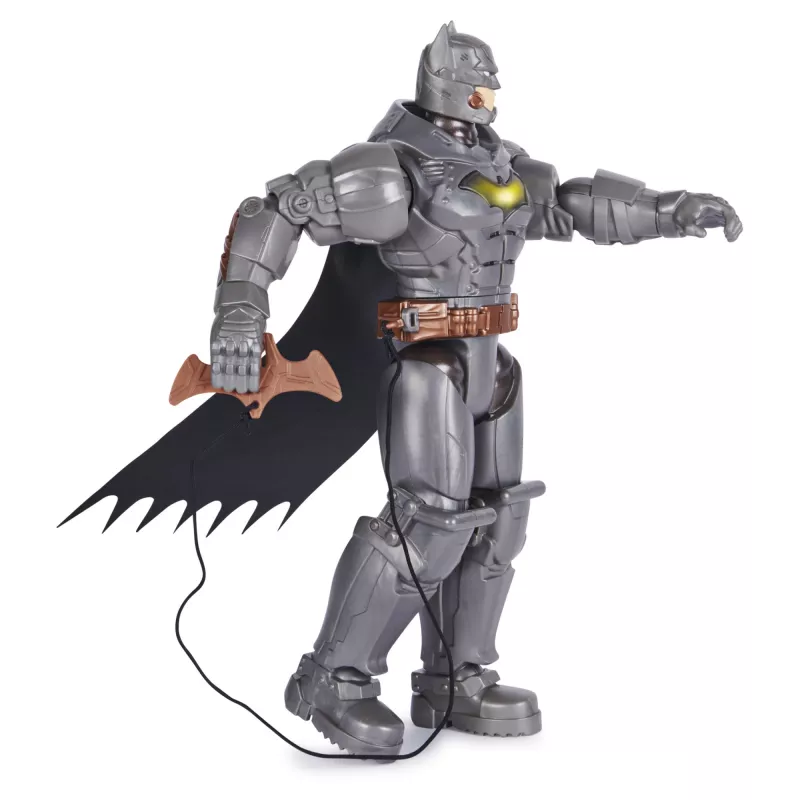 DC Comics veiksmo figūrėlė „Battle Strike Batman“ 12 colių, 5 aksesuarai, 20+ garsų, kolekcinis žaislas vaikams nuo 3 metų