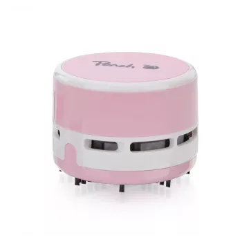 Nešiojamas rankinis dulkių siurblys Peach PA105 rožinis, baltas, be maišelio