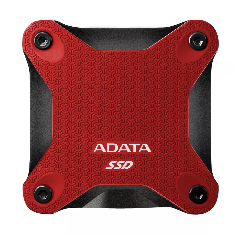 Išorinis SSD diskas ADATA SD620 512 GB, USB 3.2 Gen 2 Micro-USB B, raudonas, silikoninis korpusas