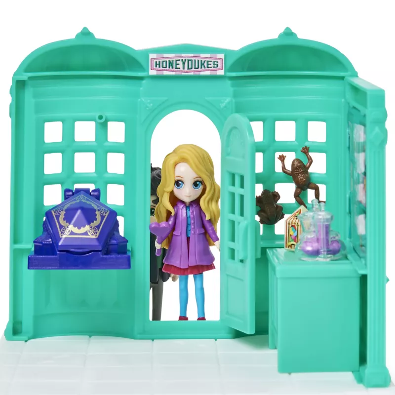 Harry Potter Magical Minis Honeydukes Saldainių Parduotuvė su 2 Išskirtinėmis Figūrėlėmis ir 5 Priedais, Žaislai Vaikams nuo 6 Metų