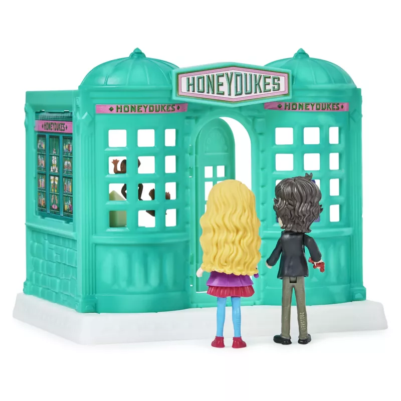 Harry Potter Magical Minis Honeydukes Saldainių Parduotuvė su 2 Išskirtinėmis Figūrėlėmis ir 5 Priedais, Žaislai Vaikams nuo 6 Metų