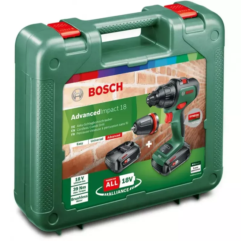 Belaidis smūginis gręžtuvas Bosch AdvancedImpact 18