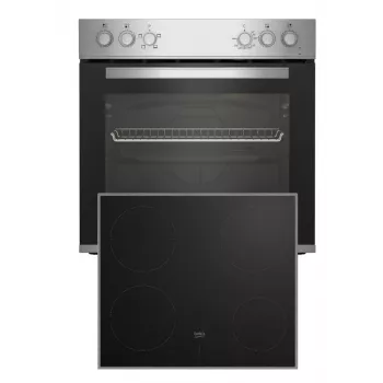 Beko BBUC12020X keraminė kaitlentė su elektrine orkaite
