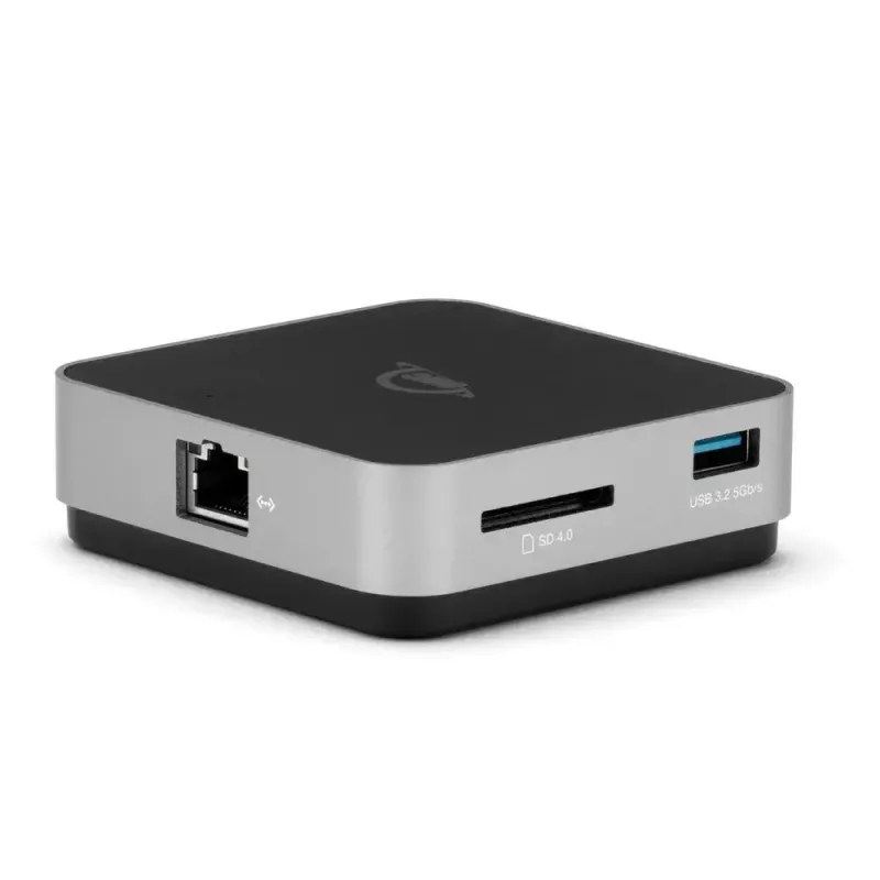 OWC USB-C Travel Dock E OWCTCDK6P2SG – kišeninis 6 prievadų dokas nešiojamam kompiuteriui