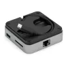 OWC USB-C Travel Dock E OWCTCDK6P2SG – kišeninis 6 prievadų dokas nešiojamam kompiuteriui