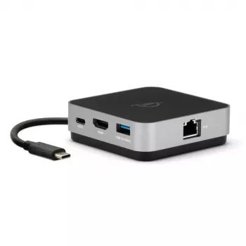 OWC USB-C Travel Dock E OWCTCDK6P2SG – kišeninis 6 prievadų dokas nešiojamam kompiuteriui