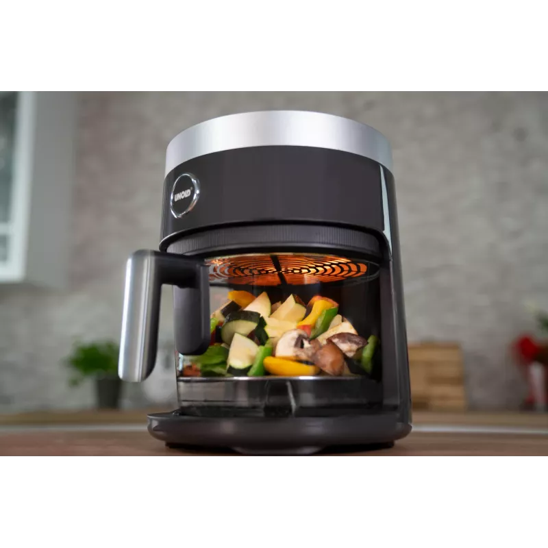Karšto oro gruzdintuvė Unold 58695, 3,5 L, 1200 W, juoda