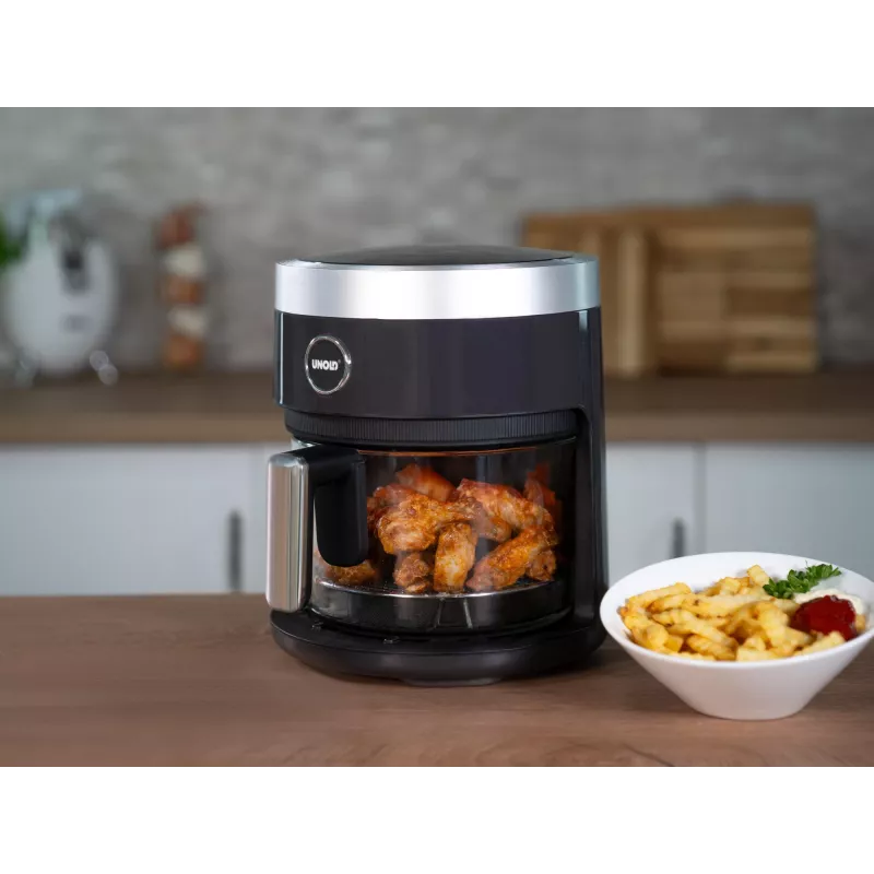 Karšto oro gruzdintuvė Unold 58695, 3,5 L, 1200 W, juoda