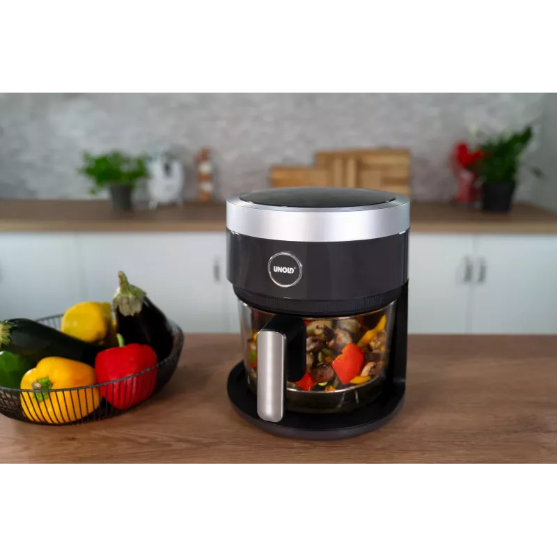 Karšto oro gruzdintuvė Unold 58695, 3,5 L, 1200 W, juoda