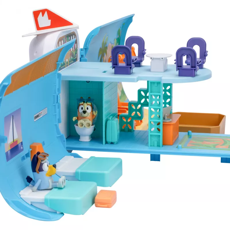 Moose Toys Bluey 3 viename lėktuvų komplektas įvairiaspalvis