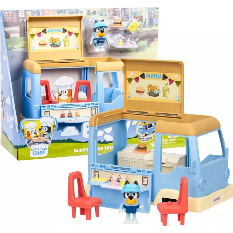 Žaidimų rinkinys TMTOYS Moose Toys MS18919 – Bluey kavinės rinkinys, plastikinis, įvairiaspalvis, nuo 3 metų
