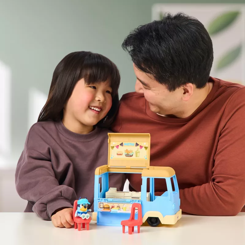 Žaidimų rinkinys TMTOYS Moose Toys MS18919 – Bluey kavinės rinkinys, plastikinis, įvairiaspalvis, nuo 3 metų