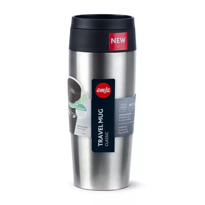 EMSA Travel Mug Classic 360 ml nerūdijančio plieno termo puodelis