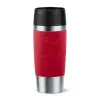 EMSA Travel Mug Classic N2020400 termopuodis 360 ml juoda, raudona, nerūdijantis plienas