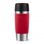 EMSA Travel Mug Classic N2020400 termopuodis 360 ml juoda, raudona, nerūdijantis plienas