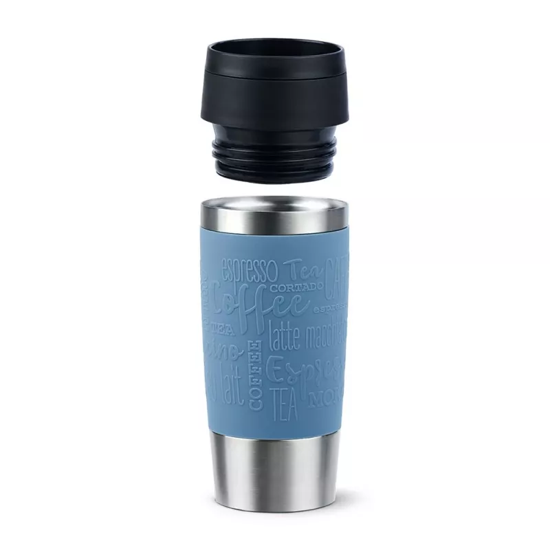 EMSA Travel Mug Classic 360 ml mėlynas nerūdijančio plieno kelioninis puodelis