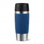 EMSA Travel Mug Classic N2020300 kelioninis puodelis 360 ml juoda, mėlyna, nerūdijantis plienas