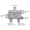 Goobay SAT Priority Splitter – palydovinio signalo skirstytuvas