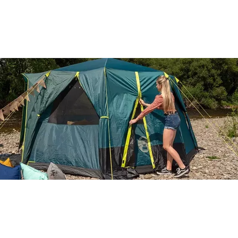 Palapinė Coleman Octagon Green Yellow