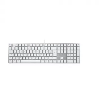 CHERRY KC 200 MX mechaninė klaviatūra USB QWERTZ vokiška sidabrinė, balta