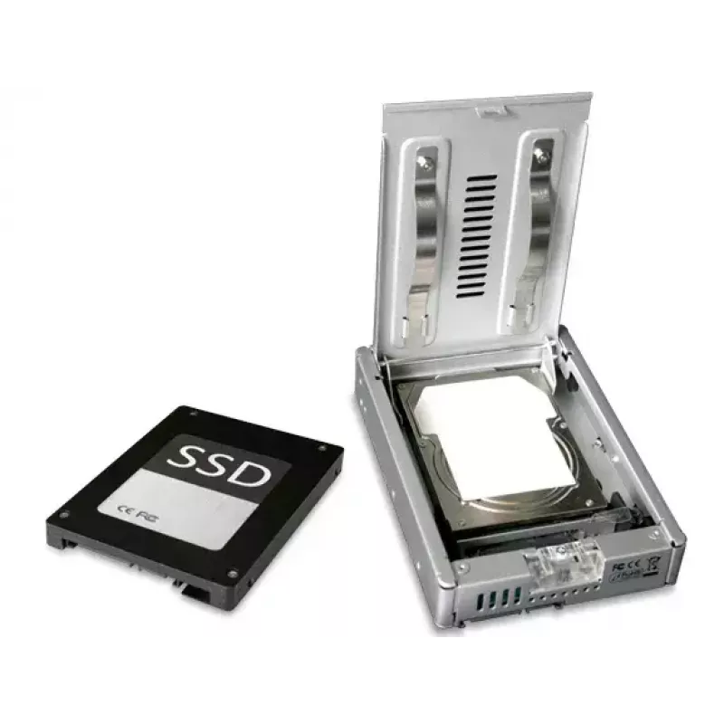 Icy Dock MB982SP-1S 2,5 / 3,5 colio SATA SSD / HDD adapteris, sidabrinės spalvos