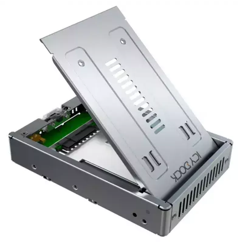 Icy Dock MB982SP-1S 2,5 / 3,5 colio SATA SSD / HDD adapteris, sidabrinės spalvos
