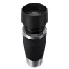EMSA Travel Mug Waves kelioninis puodelis 360 ml juodas nerūdijantis plienas
