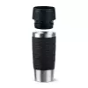EMSA Travel Mug Waves kelioninis puodelis 360 ml juodas nerūdijantis plienas