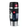 EMSA Travel Mug Waves kelioninis puodelis 360 ml juodas nerūdijantis plienas