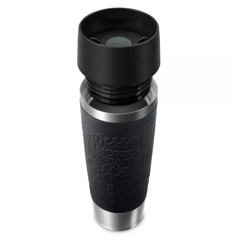 EMSA Travel Mug Classic N2022000 termopuodelis 500 ml juodas, nerūdijantis plienas